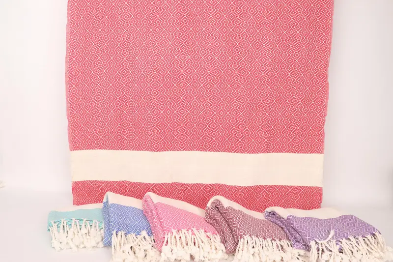 Bachelorette Party Gift, Turkish bath towel, Bathroom Towel, Soft and absorbent Turkish towel, 68x38 Cotton Diamond Towel, Turkish Towel USA - 8
