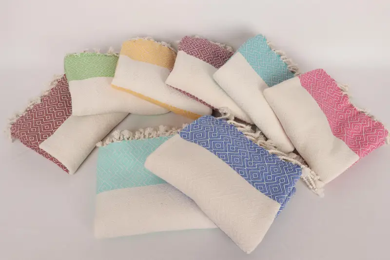 Bachelorette Party Gift, Turkish bath towel, Bathroom Towel, Soft and absorbent Turkish towel, 68x38 Cotton Diamond Towel, Turkish Towel USA - 3