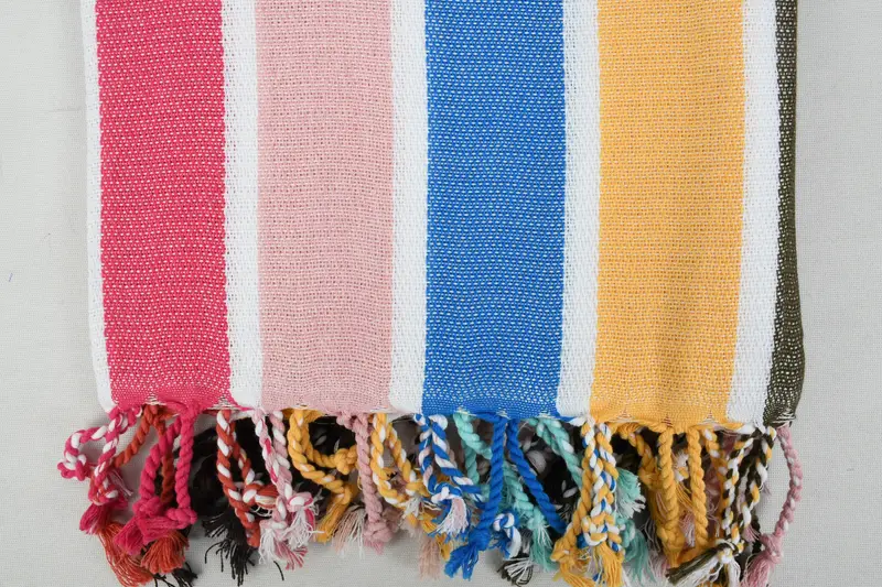 Bachelorette Party Favors, Beach towel, Luxury Turkish Bath Towel, 76x40 Cotton Striped Towel, Spa Gift Towel, Bachelorette Favor, Wedding Favors - 5
