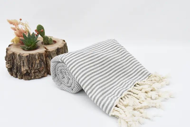 Gym Towel, Bridal Party Gifts, 70x36 Cotton Striped Towel, Bachelor Party Favors, Custom Beach Towels, Bridesmaid Gift, Wedding Gift, Gift For Him - 7