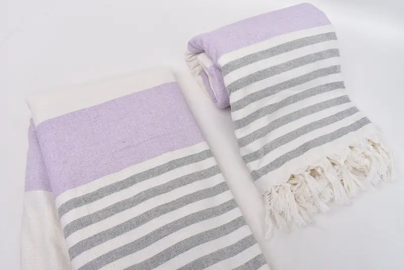 Bridesmaid Gift, 68x36 Cotton Striped Terry Towel, Hammam towel, Embroidery Towels, Embroidery Towel, Sand-free towel, Turkish Bath Towel USA - 7