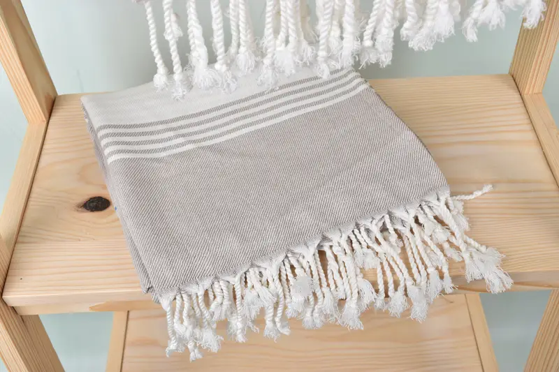 Peshtemal Towel, 70x40 Cotton Summer Print Striped Towel, Gift For Best Friend, Personalized Gift, Summer Towel, Hammam towel, Custom Turkish Towel - 6