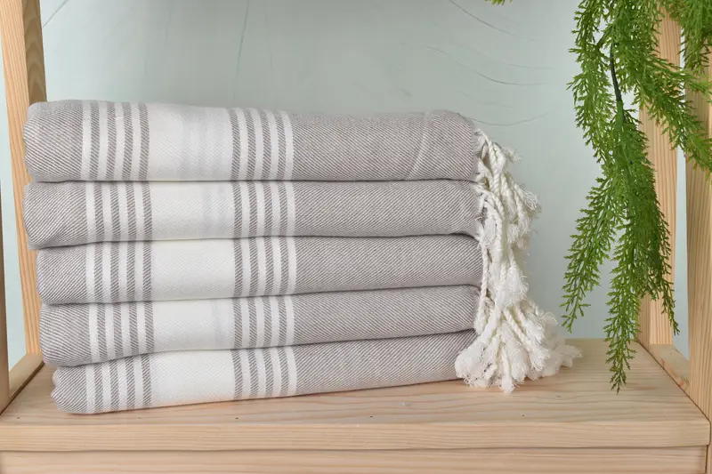 Peshtemal Towel, 70x40 Cotton Summer Print Striped Towel, Gift For Best Friend, Personalized Gift, Summer Towel, Hammam towel, Custom Turkish Towel - 3