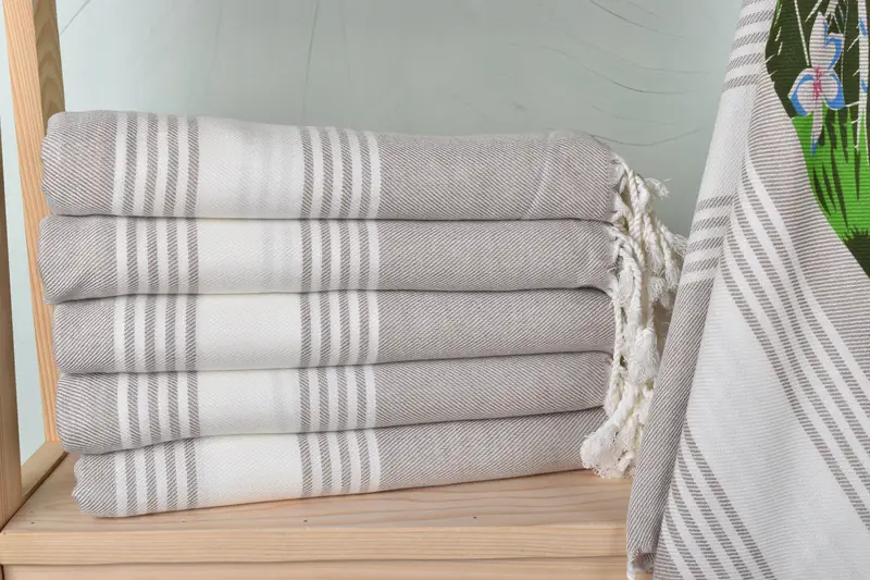 Peshtemal Towel, 70x40 Cotton Summer Print Striped Towel, Gift For Best Friend, Personalized Gift, Summer Towel, Hammam towel, Custom Turkish Towel - 2