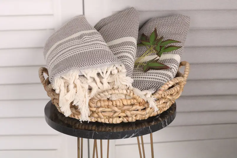 Wedding Gift, 40x18 Cotton Striped Towel, Turkish Towel Hand Towel, Custom Wedding Gifts, Customized Towels, Beach Wedding Favor, Bridesmaid Gifts - 5
