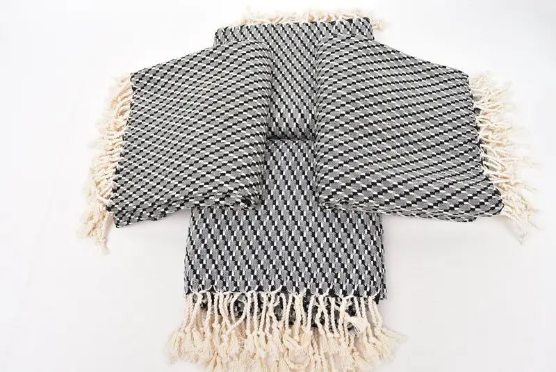 68x40 Cotton Geometric Towel, Bridal Shower Favors, Custom Wedding Gift From Bridesmaid, Bachelor Party Favors, Sand-free towel, Custom Gift - 6