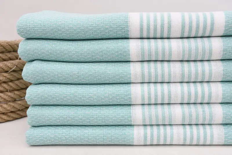 Bath towel, Hammam towel, Embroidery Towel, Bridesmaid Favors, Spa Towel, 70x40 Cotton Striped Towel, Home Decor Gifts, Best Friend Wedding Gift - 2
