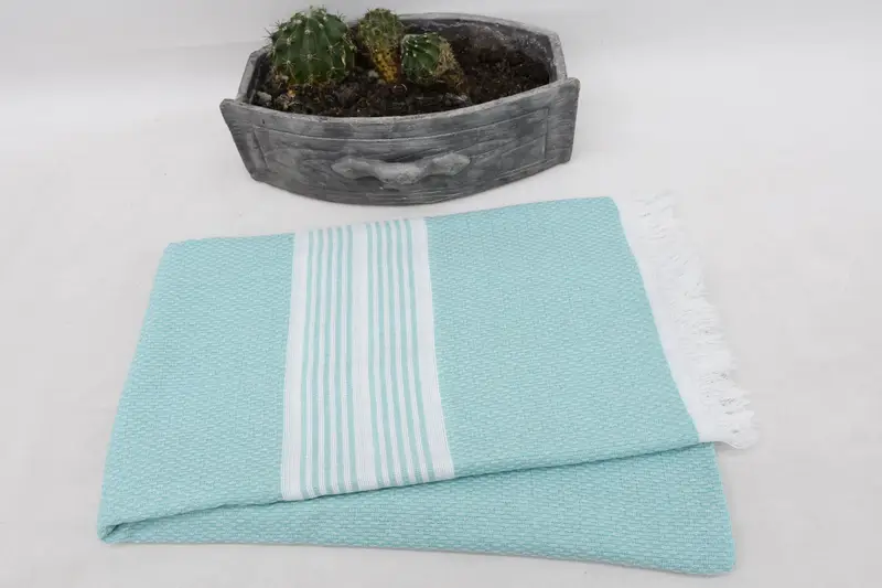 Bath towel, Hammam towel, Embroidery Towel, Bridesmaid Favors, Spa Towel, 70x40 Cotton Striped Towel, Home Decor Gifts, Best Friend Wedding Gift - 6