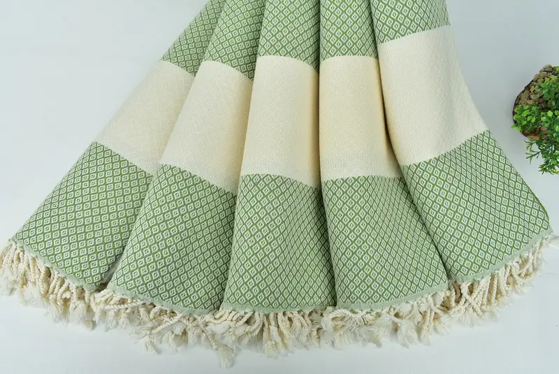 70x36 Linen Diamond Towel, Family Gift Basket, Sand-free towel, Christmas Gift, Gift For Him, Housewarming Gift, Arizona Bachelorette Party Favors - 4