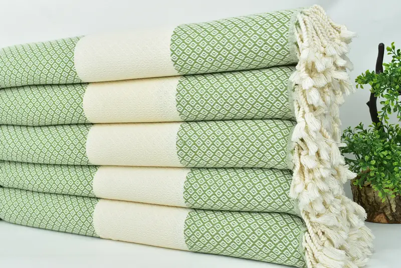 70x36 Linen Diamond Towel, Family Gift Basket, Sand-free towel, Christmas Gift, Gift For Him, Housewarming Gift, Arizona Bachelorette Party Favors - 3