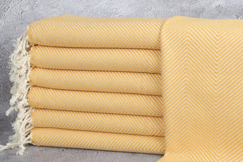 40x20 Cotton Herringbone Towel, Personalized Gifts, Bridal Shower Gifts, Bridesmaid Gifts, Custom Turkish Towel, Travel Towel, Kitchen Towel - 1