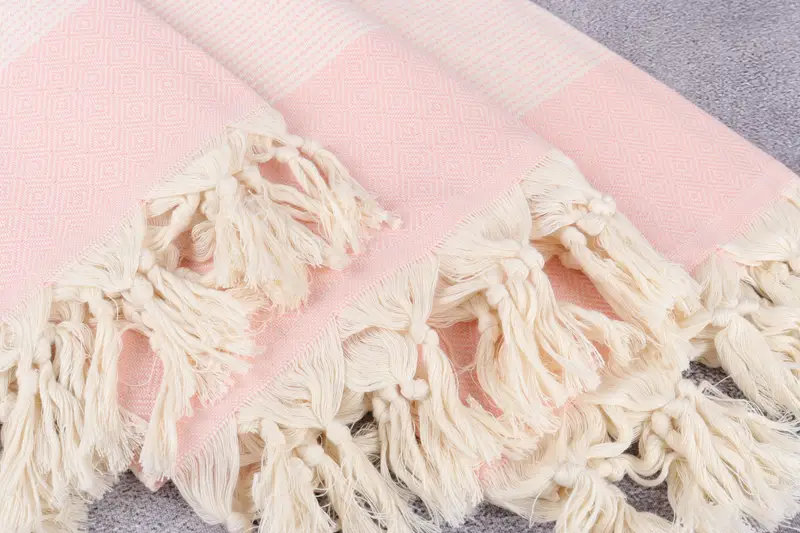 Handmade Turkish Towel, 70x36 Cotton Diamond Towel, Family Gift, Monogram Turkish Towel, Bachelorette Party Decorations, Monogram Beach Towel - 5