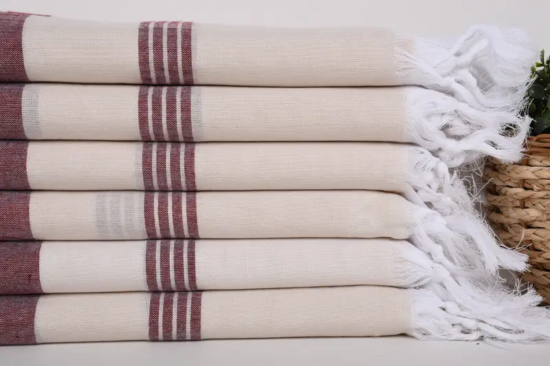 68x36 Cotton Striped Towel, Thin towel, Gym Towel, Custom Gifts, Sand-resistant Turkish towel for travel, Bridesmaid Gift Towel, Gifts For Him - 2