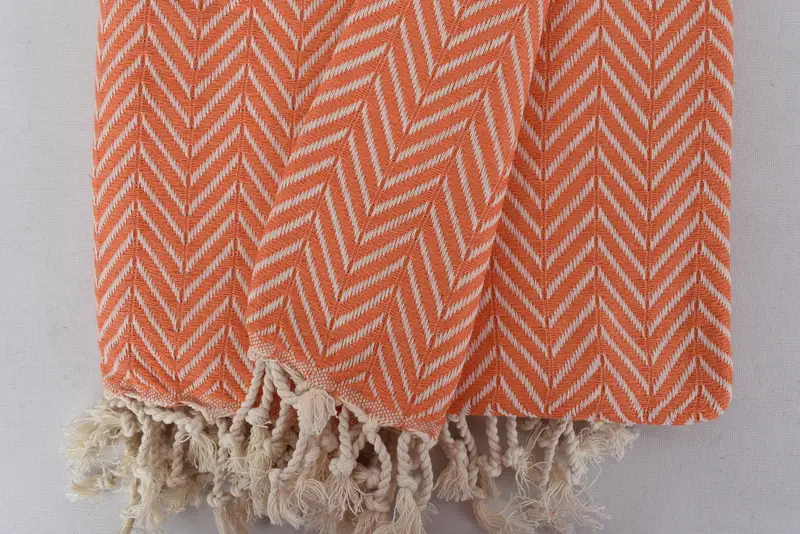 Best Friend Christmas Gift, Quick-dry travel peshtemal towel, Soft towel, Guest Towel, Turkish Towel USA, 70x40 Cotton Chevron Towel, Cotton towel - 4