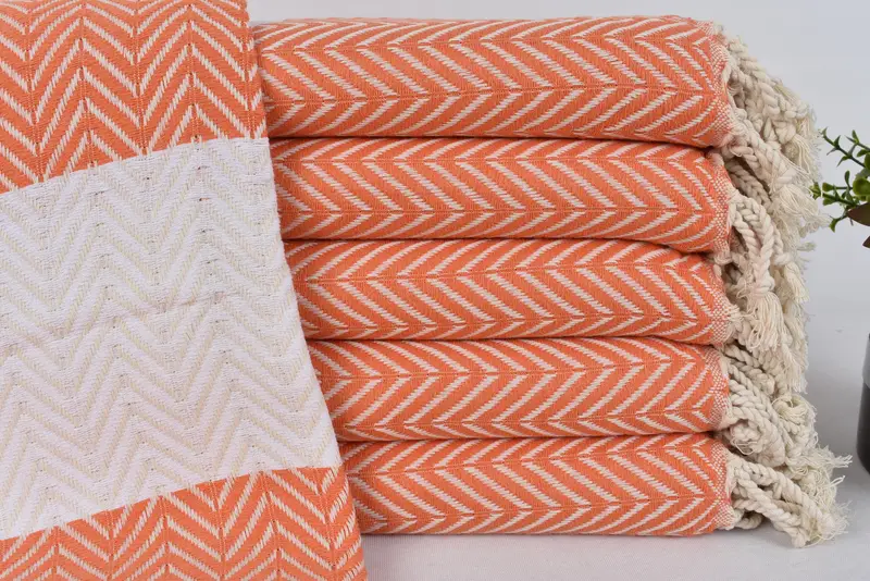 Best Friend Christmas Gift, Quick-dry travel peshtemal towel, Soft towel, Guest Towel, Turkish Towel USA, 70x40 Cotton Chevron Towel, Cotton towel - 1
