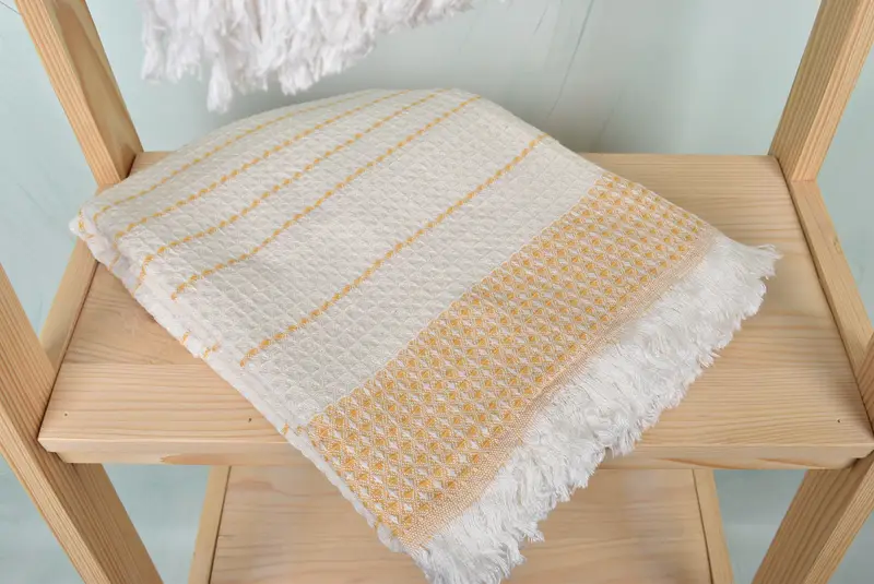 Bachelor Towel, 70x40 Cotton Waffle Towel, Turkish Towel USA, Wedding Gift Ideas, Cotton towel, Custom Wedding Gifts, Embroidered Turkish Towel - 4