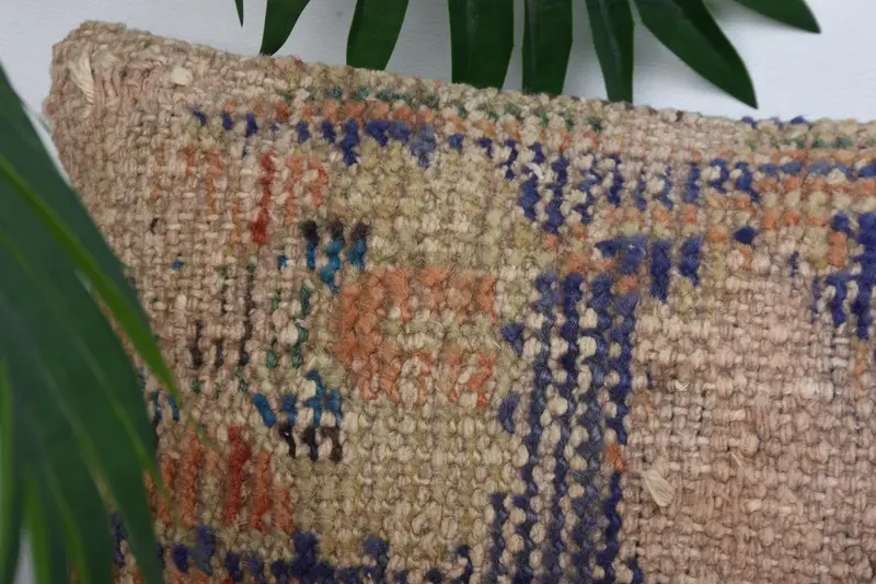 Kilim Pillow, Interior Designer Pillow, 8x16 Blue Cushion, Turkish Pillow, Nautical Throw Cushion Cover, Aesthetic Pillow Case, Cushion Cover - 2