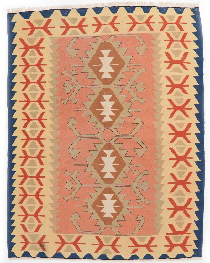 Alfombra naranja vibrante, 4,1x5,5 pies Solid Comfort