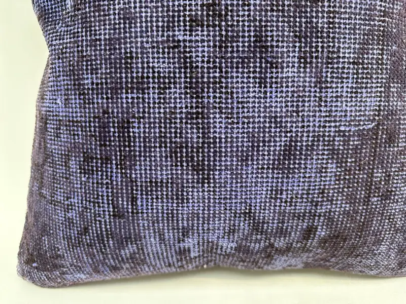 Comfy Throw Cushion Cover, Pillow Case, Boho Pillow Sham Cover, Turkish Pillow, Antique Pillows, Boho Throw Pillow Case, 20x20 Purple Pillow Cover - 2