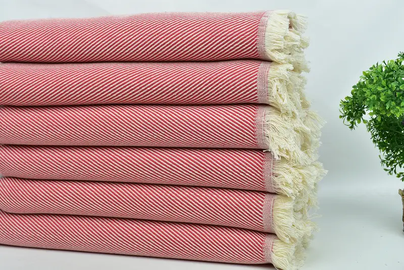 Beach towel, Pool Towels, Handmade Gift, Bachelor Gifts, Personalized Turkish bath towel for home decor, Peshtemal Towel, 70x36 Cotton Striped Towel - 3