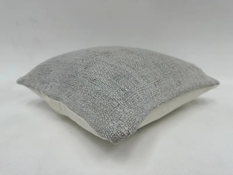 Kissengehäuse, Vintage -Kilim -Wurfkissen, 16x16 grauer Kissenbezug, Kilim -Kissenschein, handgefertigtes Kilimkissen, Sofa -Kissenabdeckung - 6