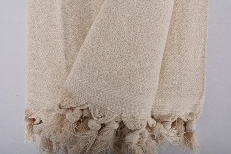 Bachelorette Gifts, Throw Blankets for Couch, Monogram Blanket, 88x76 Cotton Chevron Towel, Turkish Blanket Throw, Decorative Blanket - 7