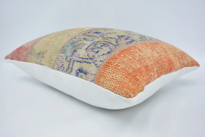 Nomadic Pillow Case, Chair Pillow, Ethnical Kilim Rug Pillow, 16x24 Beige Cushion Case, Cushion Cover, Antique Pillows, Home Decor Pillow - 6