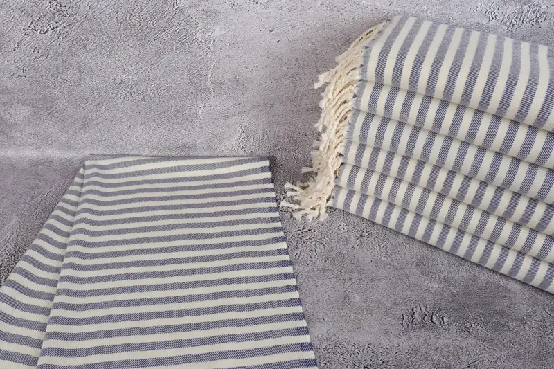 Wedding Gift, Xmas Gifts, Handmade Gift, Best Friend Gift, Turkish Hand Towel, 40x24 Cotton Striped Towel, Monogram Hand Towel, Wedding For Favor - 2