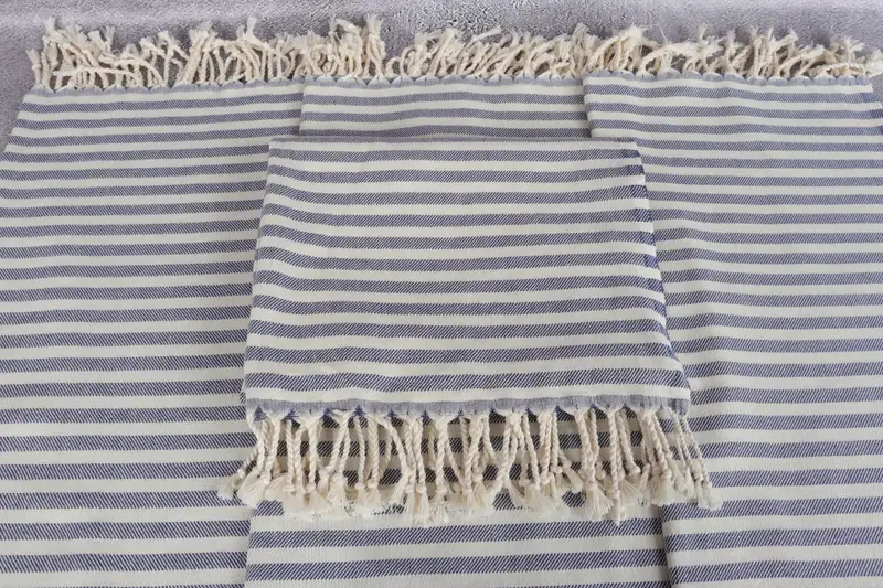 Wedding Gift, Xmas Gifts, Handmade Gift, Best Friend Gift, Turkish Hand Towel, 40x24 Cotton Striped Towel, Monogram Hand Towel, Wedding For Favor - 4