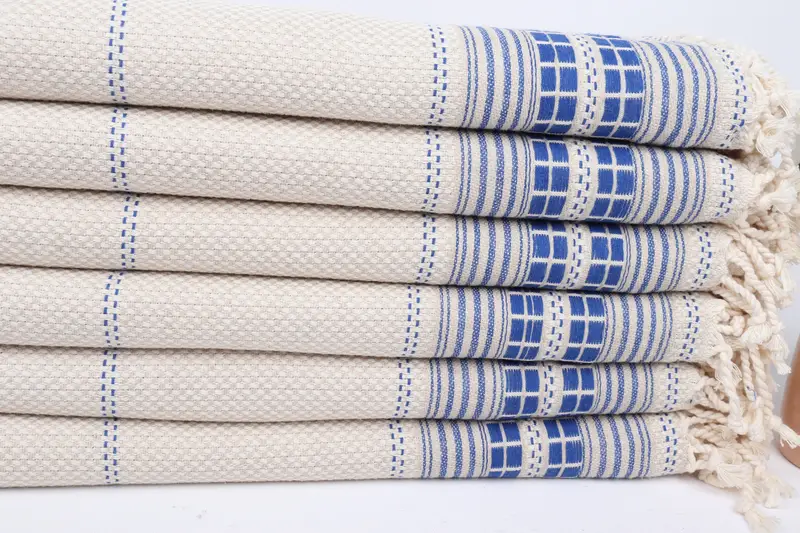 68x40 Linen Striped Towel, Wedding Favors, Bachelorette Gifts, Vegas Bachelorette Party Favors, Monogram Beach Towel, Bachelorette Favor - 3