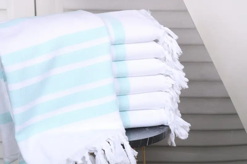 Best Beach Towel, Gym Towel, 70x40 Cotton Herringbone Towel, Turkish Beach Towel Monogram, Beach Towel Gift, Bridal Shower Gift, Bachelor Gift - 1