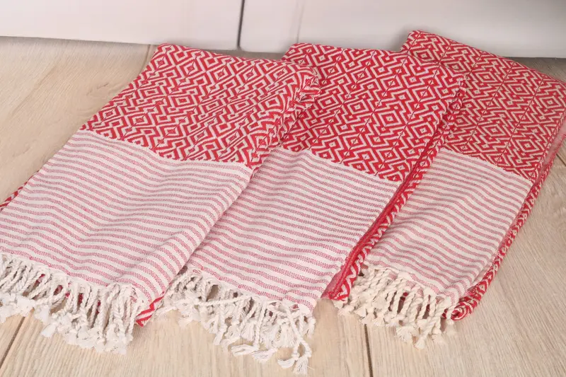 Gift For Him, 76x38 Cotton Diamond Towel, Gift Towel, Custom Wedding Gifts, Organic Turkish towel, Organic cotton Turkish peshtemal towel - 6