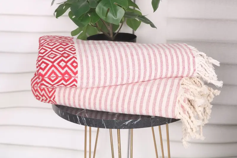 Gift For Him, 76x38 Cotton Diamond Towel, Gift Towel, Custom Wedding Gifts, Organic Turkish towel, Organic cotton Turkish peshtemal towel - 3
