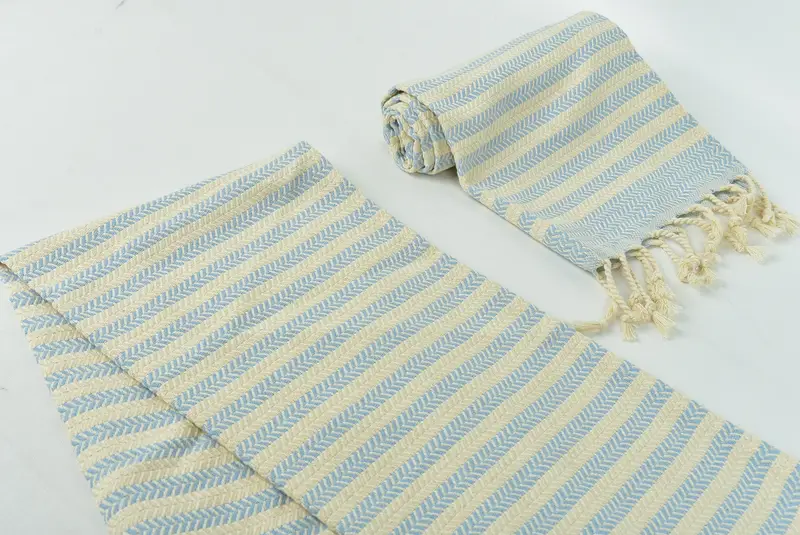 Housewarming Gift, Personalized Hand Towel, Custom Hand Towel, Wedding Favors, Holiday Towel, 40x18 Cotton Chevron Towel, Bridesmaid Proposal Gift - 7