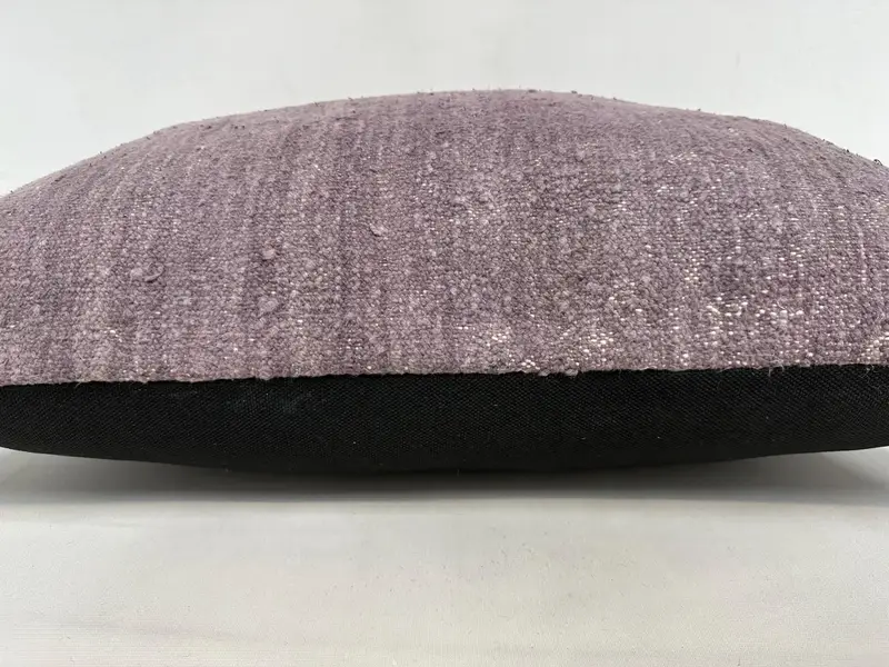 Kilim -Kissenschein, 20x28 Purple Kissengehäuse, nachhaltiges Kissen, türkisches Kissen, Wohnkissenkissen, Kissenabdeckung, orientalisches Kissen - 5