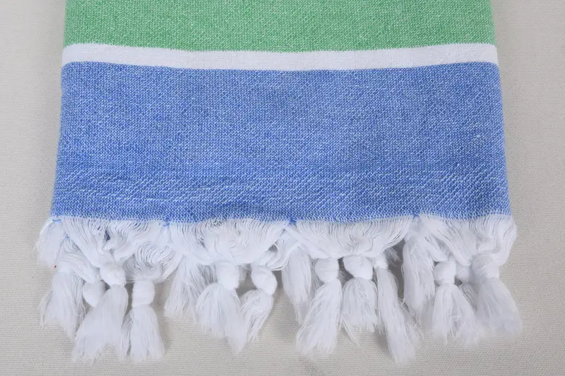 Housewarming Gift, Turkish Towel USA, Beach Towel Monogram, Summer Towel, 68x40 Cotton Striped Terry Towel, Christmas Favors, Turkish hand towel - 3