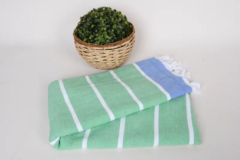 Housewarming Gift, Turkish Towel USA, Beach Towel Monogram, Summer Towel, 68x40 Cotton Striped Terry Towel, Christmas Favors, Turkish hand towel - 4