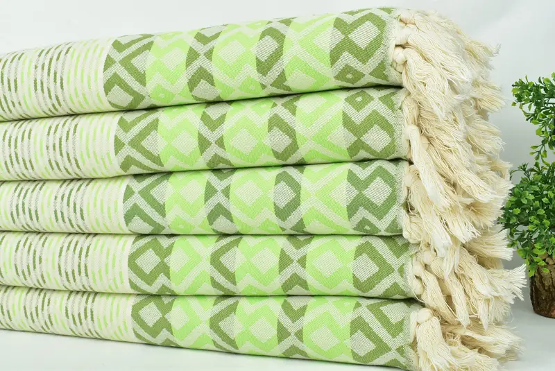 Valentines Day Gift, Custom Beach Towels, Bachelorette Gifts, Beach Towel Gift, Beach towel, 70x40 Cotton Diamond Towel, Eco-Friendly Turkish Towel - 4
