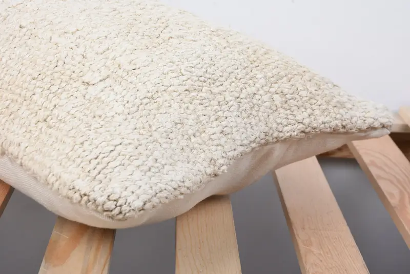 Crochet Pattern Pillow Case, Kilim Pillow, Boho Pillow Sham Cover, Pillow Sham, Gift Pillow, Boho Throw Pillow Cover, 12x20 Beige Pillow - 7