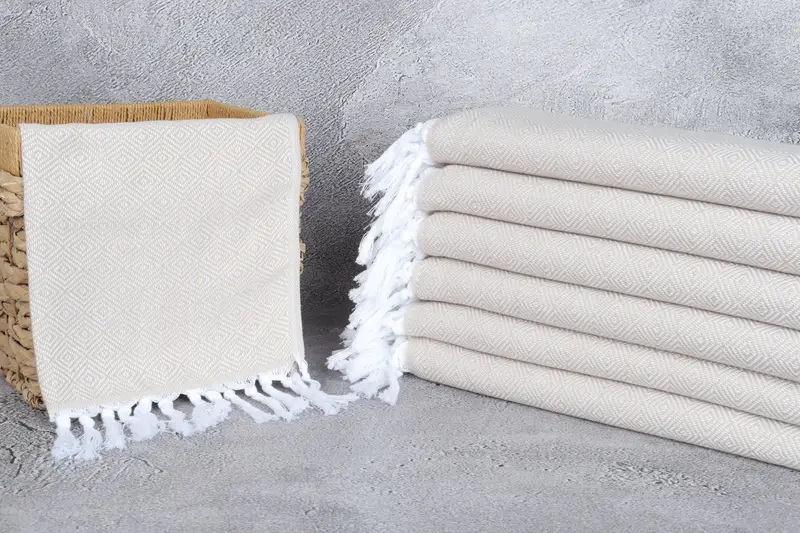 Gift For Him, Bridesmaid Towel, Personalized Gifts, Personalize Gift, Personalized Dish Towel, Turkish Towel Hand Towel, 40x18 Cotton Diamond Towel - 3
