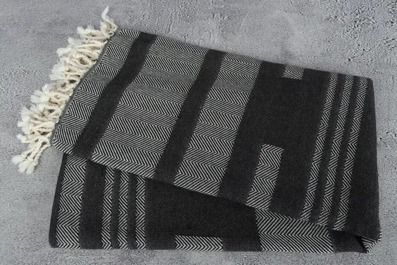 Merry Christmas Gifts, Bridesmaid Gift, Organic Towel, 68x38 Cotton Chevron Towel, Custom Towel, Soft and absorbent Turkish towel, Bath towel - 7