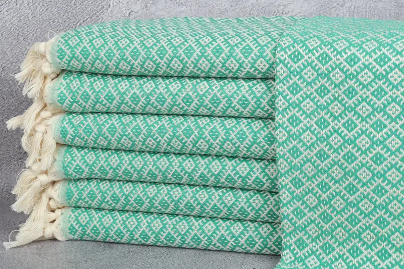 Personalized Kitchen Towel, Gifts For Him, Monogrammed Hand Towel, Bridesmaid Gifts Personalized, 38x20 Cotton Diamond Towel, Custom Hand Towel - 1