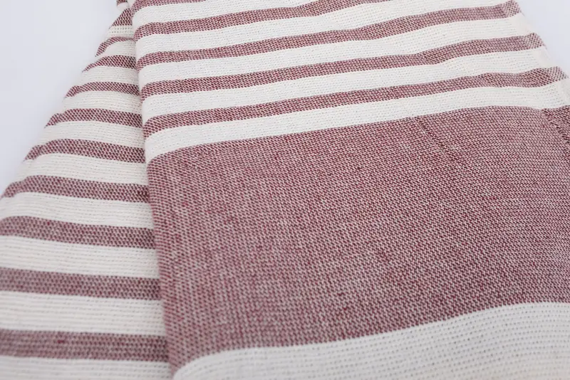 Toalla de viaje, regalo para él, toalla de playa de Bridemaids, favores de ducha de novia, toalla de yoga, regalo para la novia, toalla suave, toalla de Terry a rayas de algodón 64x36 - 4