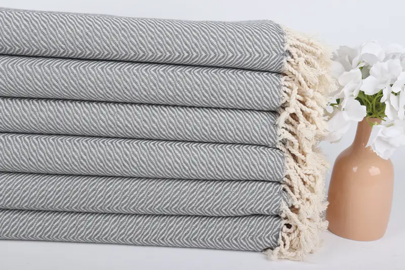 Bridal Party Gifts, Bachelorette Gifts, Personalized Gifts, 70x40 Cotton Chevron Towel, Thin towel, Embroidered Beach Towel, Beach Towel Monogram - 3
