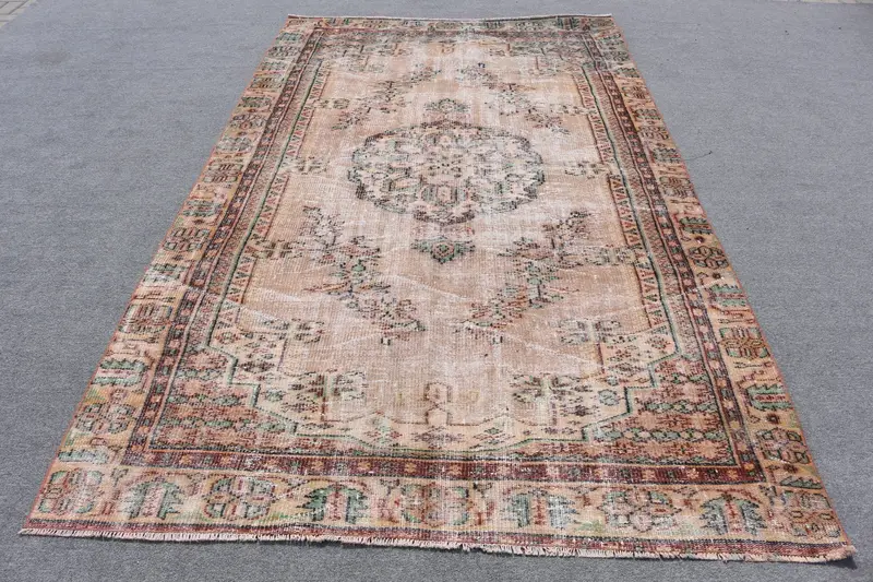 Alfombra Oriental Naranja 9,5x9,51ft Decoración Elegante