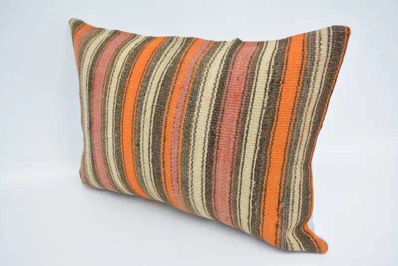 20x28 Brown Cushion Case, Garden Cushion, Antique Pillows, Turkish Kilim Pillow, Meditation Pillow Sham, Pillow, Pillow for Sofa - 4