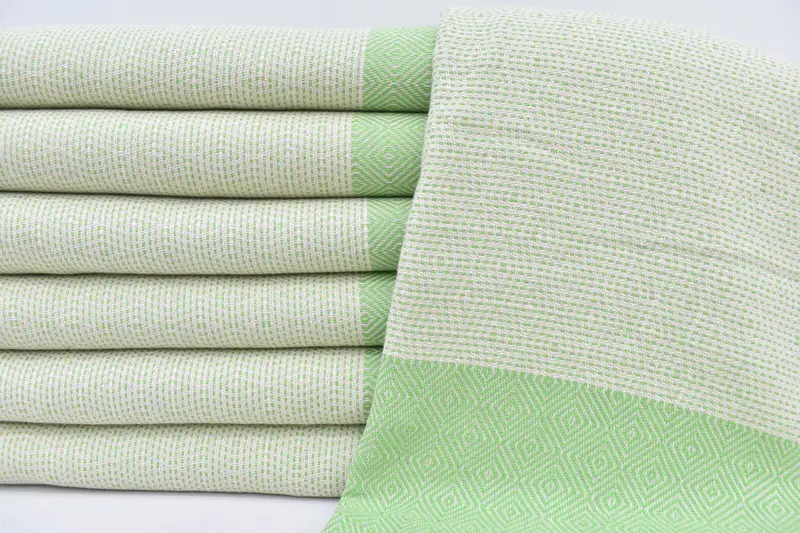 Turkish Bedcover, Bedspread, Halloween Blanket, Throw Blanket, Gift For Her, Monogram Blanket, 104x80 Cotton Diamond Towel, Girl Trip Party Favor - 3