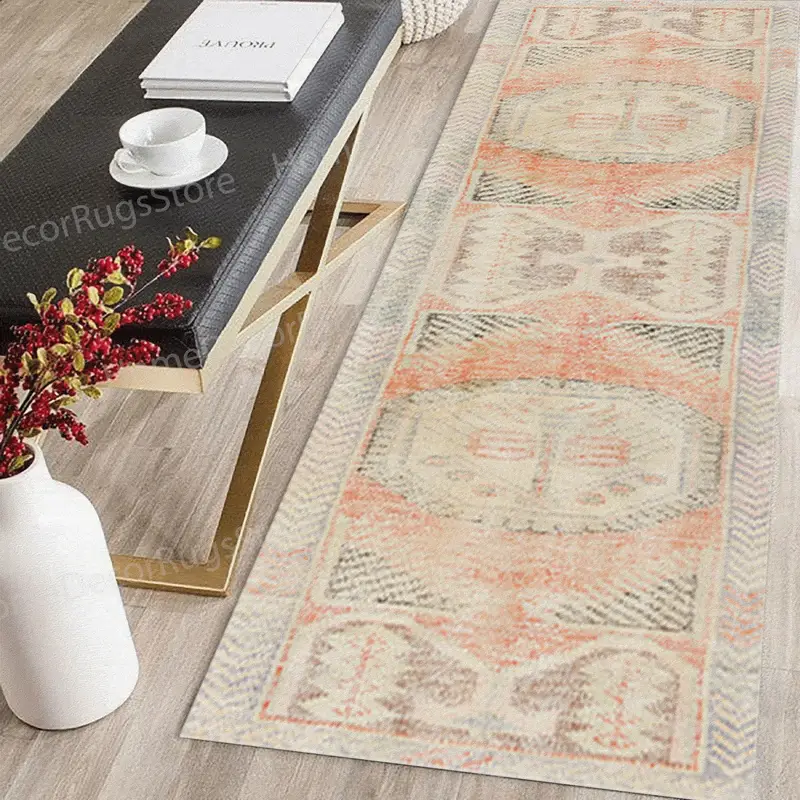 エレガントなプリントラグ：ソフトトーン、キリム＆エスニックデザイン