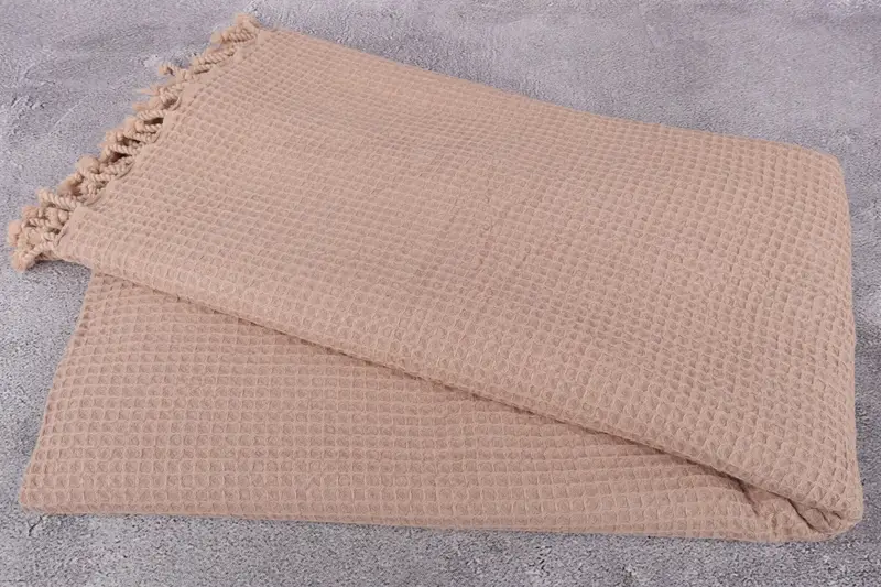 Woven Throw Blanket, Christmas Tablecloth, Bridal Shower Favor, 92x68 Cotton Waffle Towel, Tablecloth, Turkish Tablecloth, Throw Blanket Couch - 6