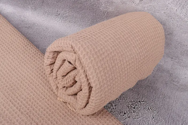 Woven Throw Blanket, Christmas Tablecloth, Bridal Shower Favor, 92x68 Cotton Waffle Towel, Tablecloth, Turkish Tablecloth, Throw Blanket Couch - 7
